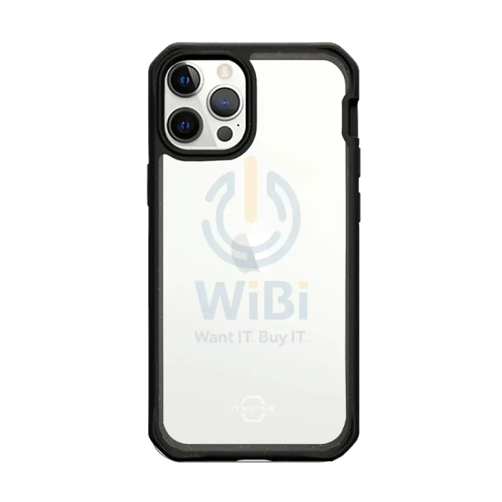 Itskins Biodegradable Case For iPhone 12 Pro Max - Black And Transparent Accessories > Mobiles & Tablets