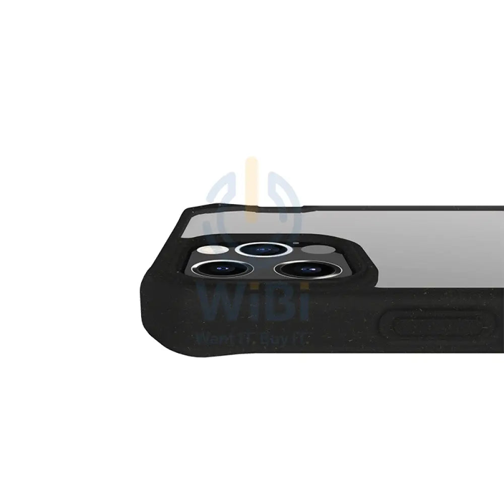 Itskins Biodegradable Case For iPhone 12 Pro Max - Black And Transparent Accessories > Mobiles & Tablets