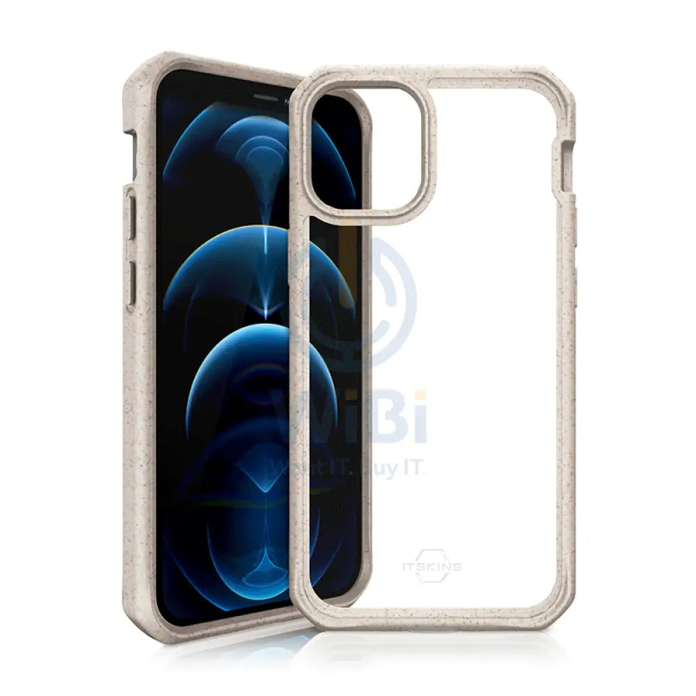 Itskins Biodegradable Case For iPhone 12 Pro Max - Natural And Transparent Accessories > Mobiles & Tablets
