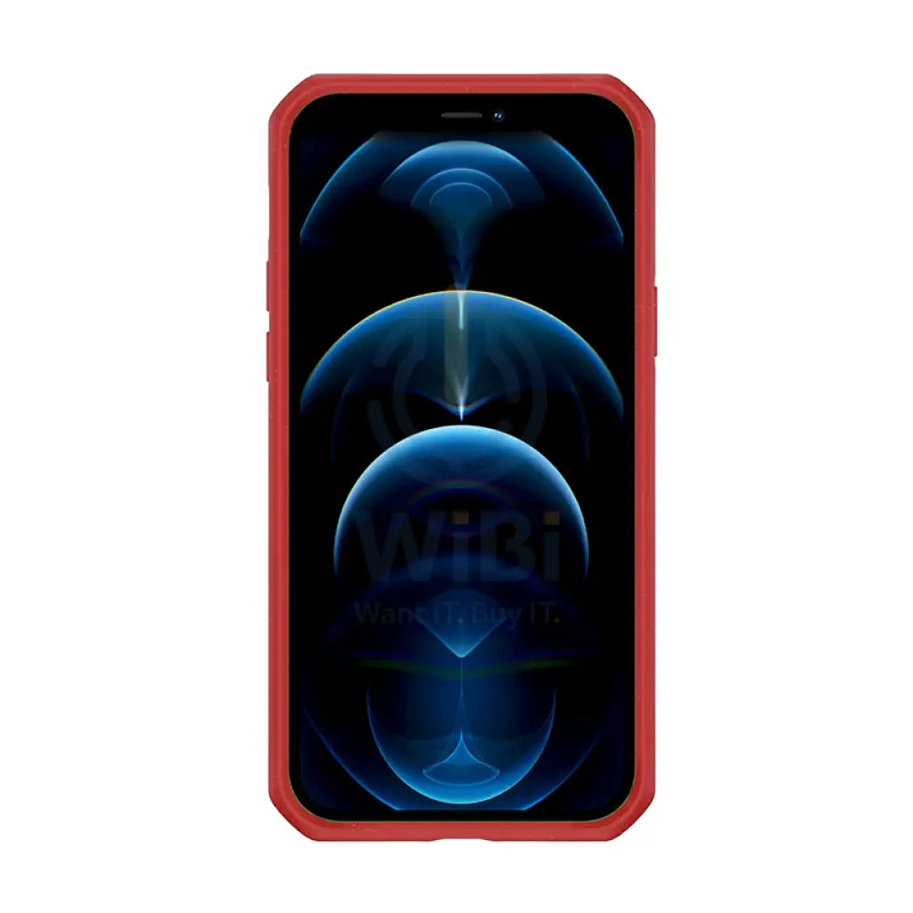 Itskins Biodegradable Case For iPhone 12 Pro Max - Red And Transparent Accessories > Mobiles & Tablets