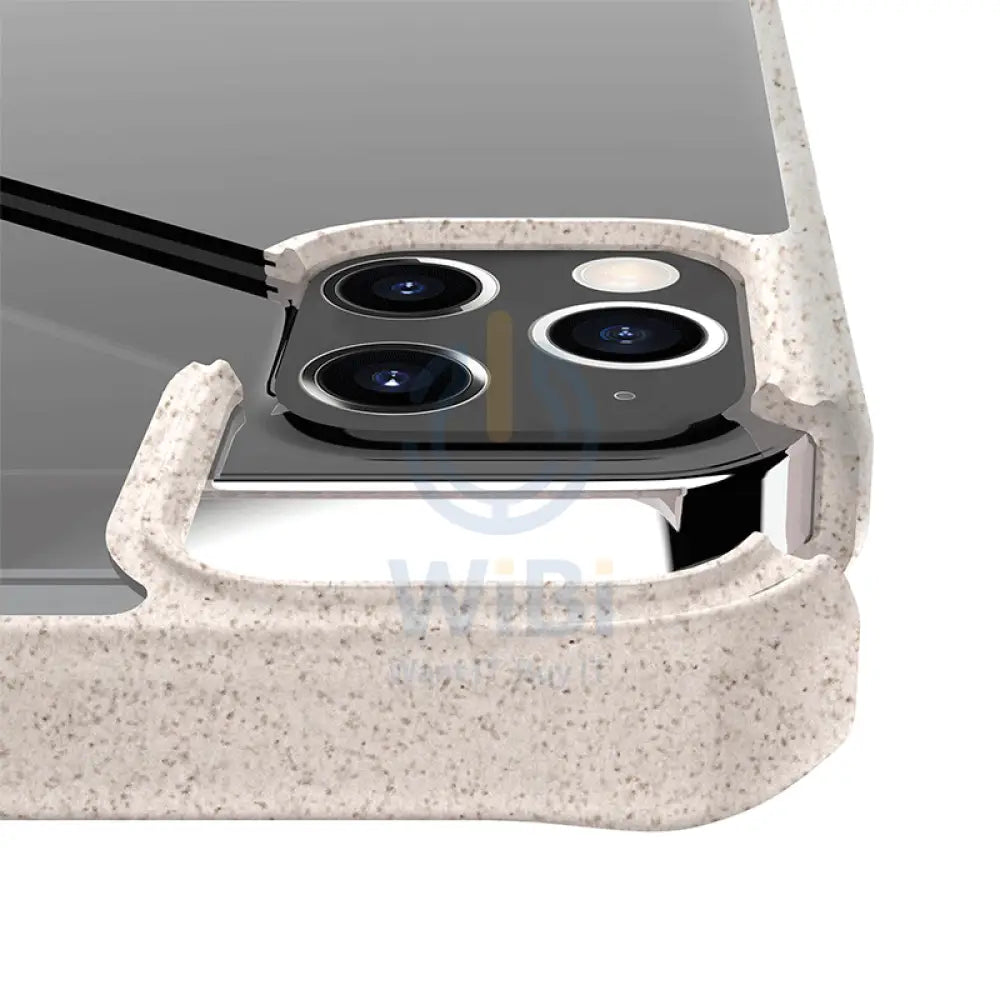 Itskins Biodegradable Case For iPhone 12 & 12 Pro - Natural And Transparent Accessories > Mobiles & Tablets