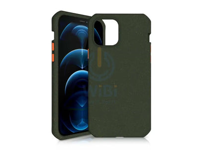 Itskins Feroniabio Summit Case For iPhone 12 And 12 Pro 3M Anti Shock – Kaki And Orange Accessories > Mobiles & Tablets