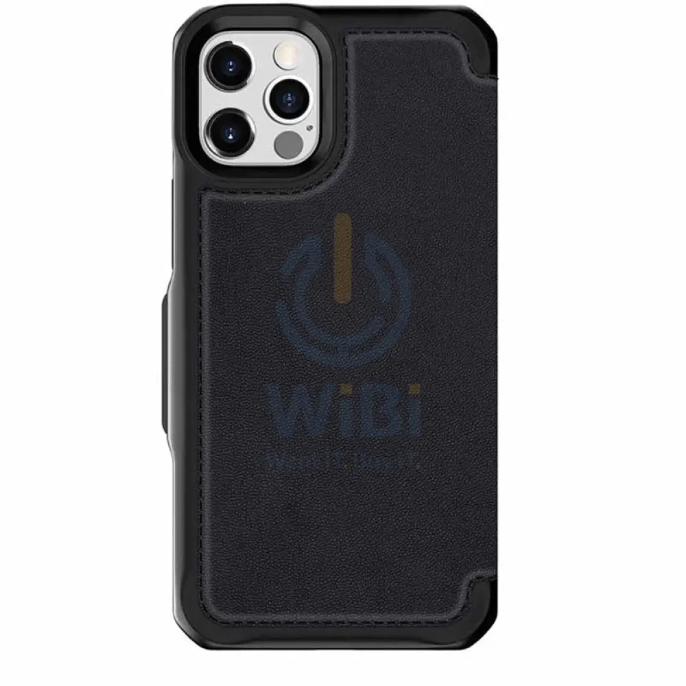 Itskins Folio Leather Case - iPhone 12 Pro Max / Black Accessories > Mobiles & Tablets