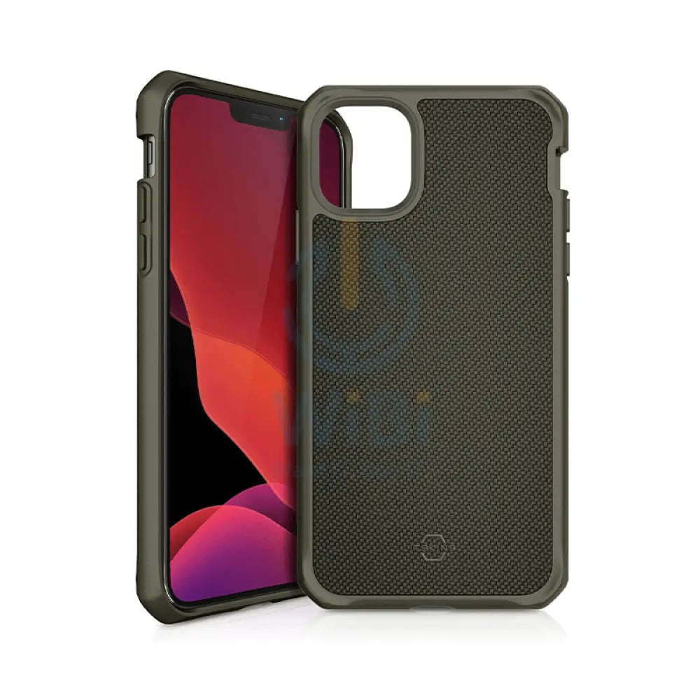 Itskins Hybrid Ballistic Case For iPhone 12 & 12 Pro - Kaki Accessories > Mobiles & Tablets