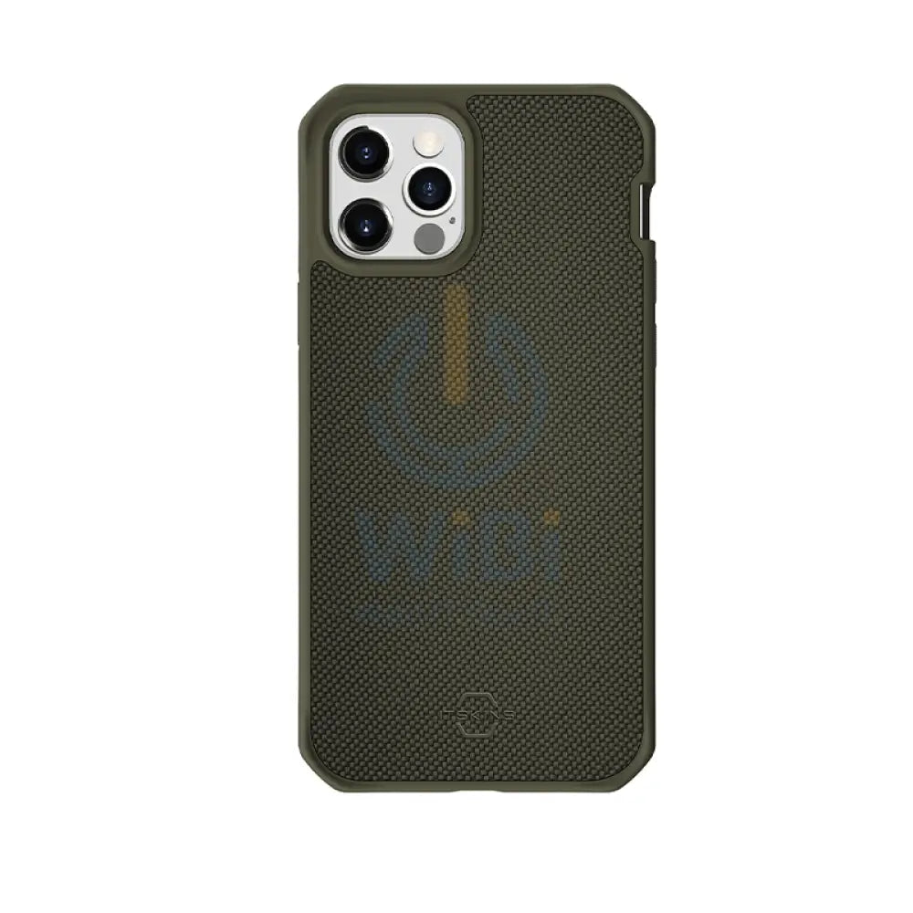 Itskins Hybrid Ballistic Case For iPhone 12 & 12 Pro - Kaki Accessories > Mobiles & Tablets