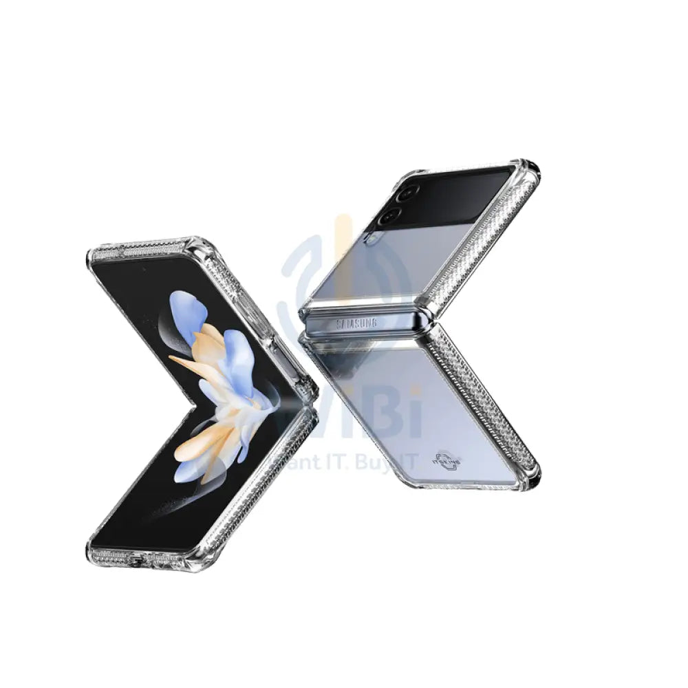 Itskins Hybrid Clear Case - Samsung Galaxy Z Flip 4 / Transparent Accessories > Mobiles & Tablets