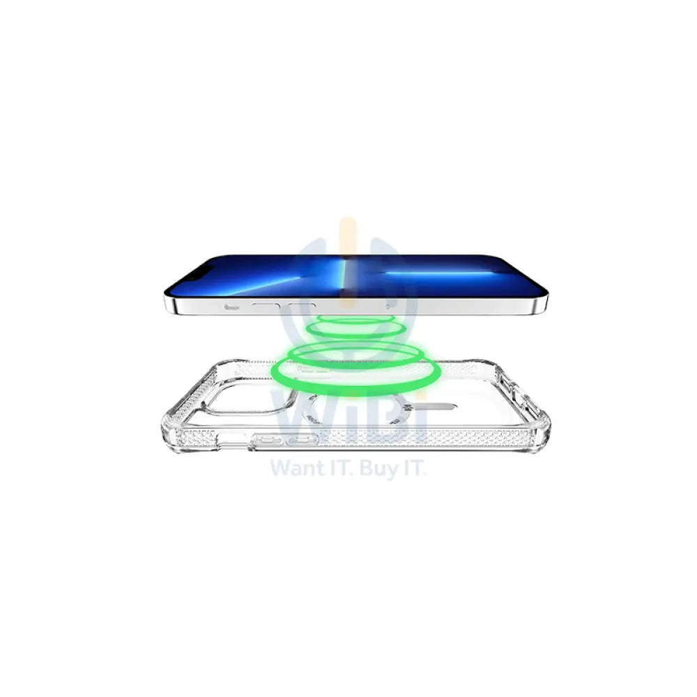 Itskins Hybrid Clear Magsafe Case - iPhone 14 Pro / Transparent Accessories > Mobiles & Tablets