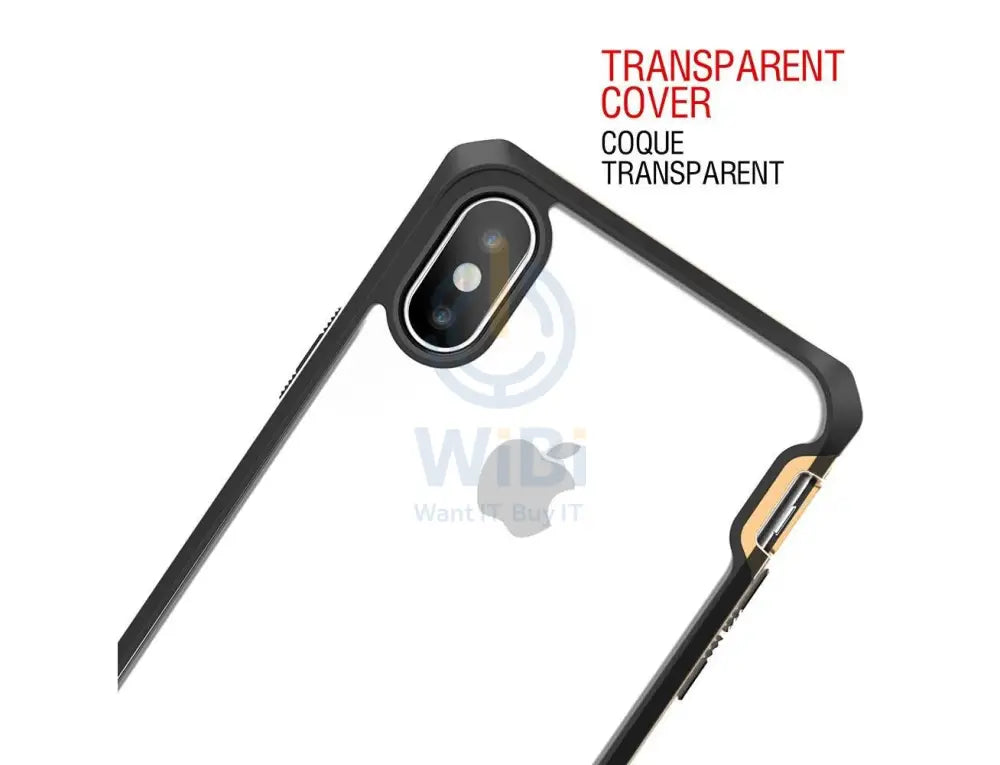 Itskins Hybrid Edge Metallic Frame Case Anti Shock Up To 2 Mtr For iPhone Xs Max - Gold Accessories > Mobiles & Tablets