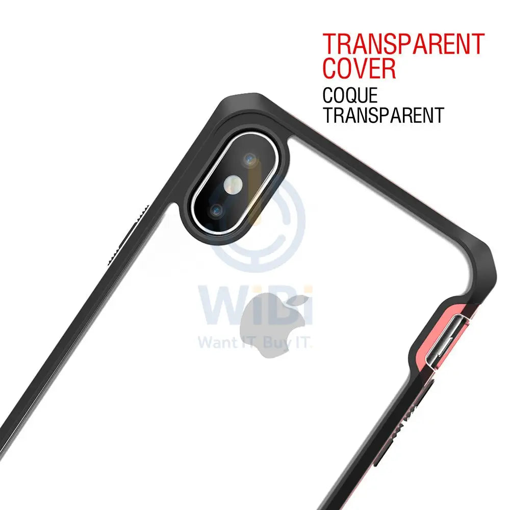 Itskins Hybrid Edge Metallic Frame Case Anti Shock Up To 2 Mtr For iPhone Xs Max - Rose Gold Accessories > Mobiles &