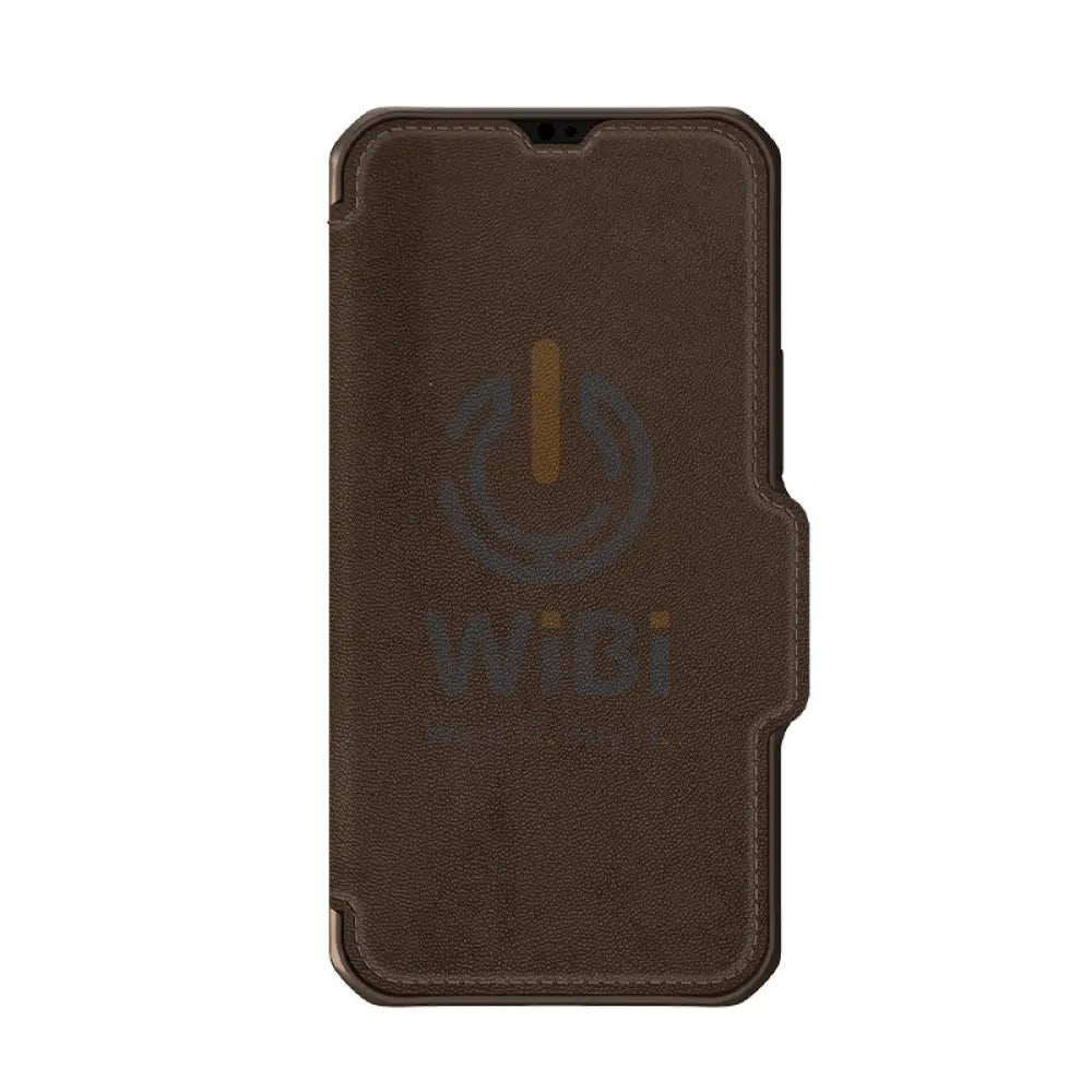 Itskins Hybrid Folio Leather Series Cover - Apple iPhone 13 Pro Max/ Brown Accessories > Mobiles & Tablets
