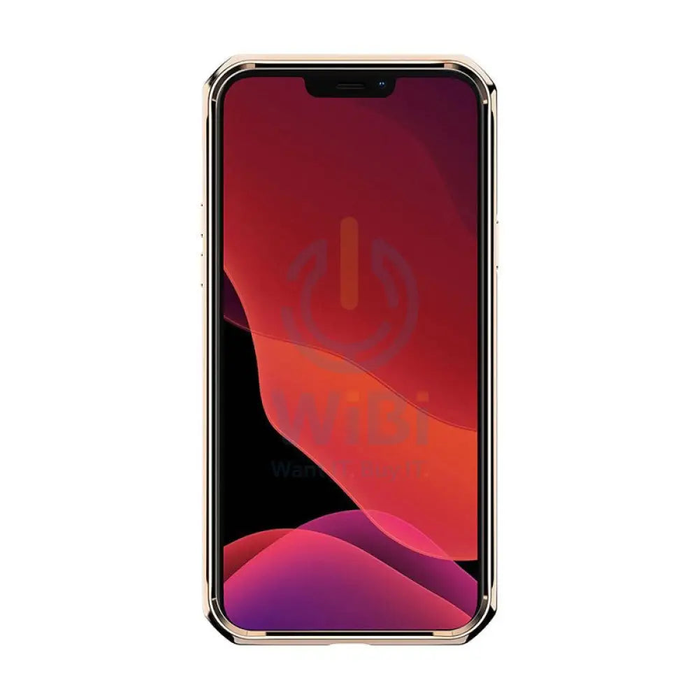 Itskins Hybrid Glass Case - Apple iPhone 12 & 12 Pro / Gold Accessories > Mobiles & Tablets