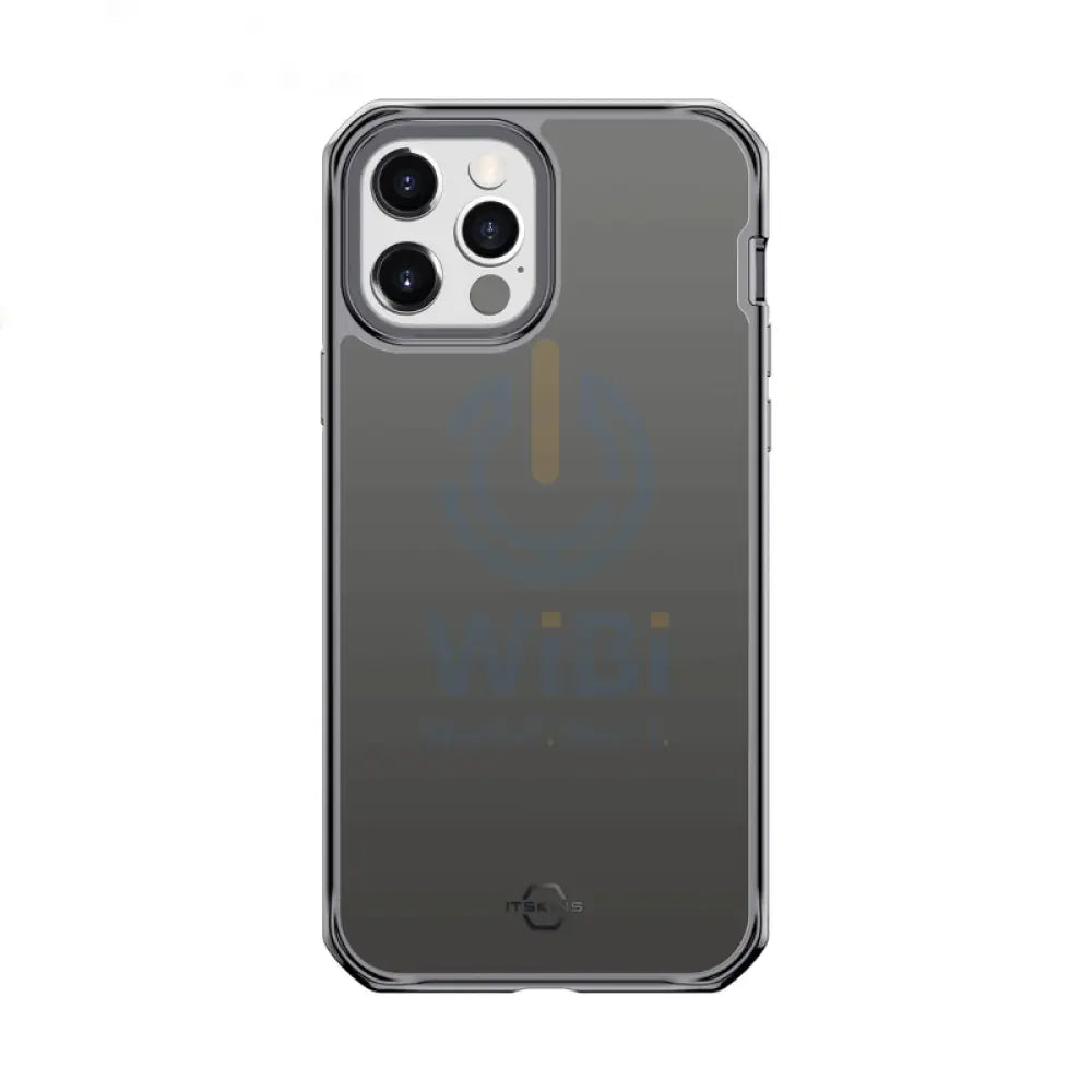 Itskins Hybrid Glass Case - Apple iPhone 12 Pro Max / Space Grey Accessories > Mobiles & Tablets
