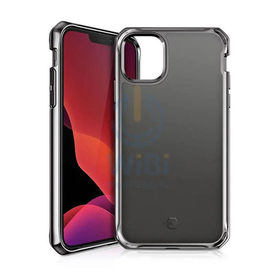 Itskins Hybrid Glass Case - Apple iPhone 12 & 12 Pro / Space Grey Accessories > Mobiles & Tablets