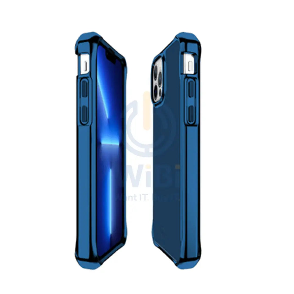 Itskins Hybrid Glass Case - Apple iPhone 13 Pro / Deep Blue Accessories > Mobiles & Tablets