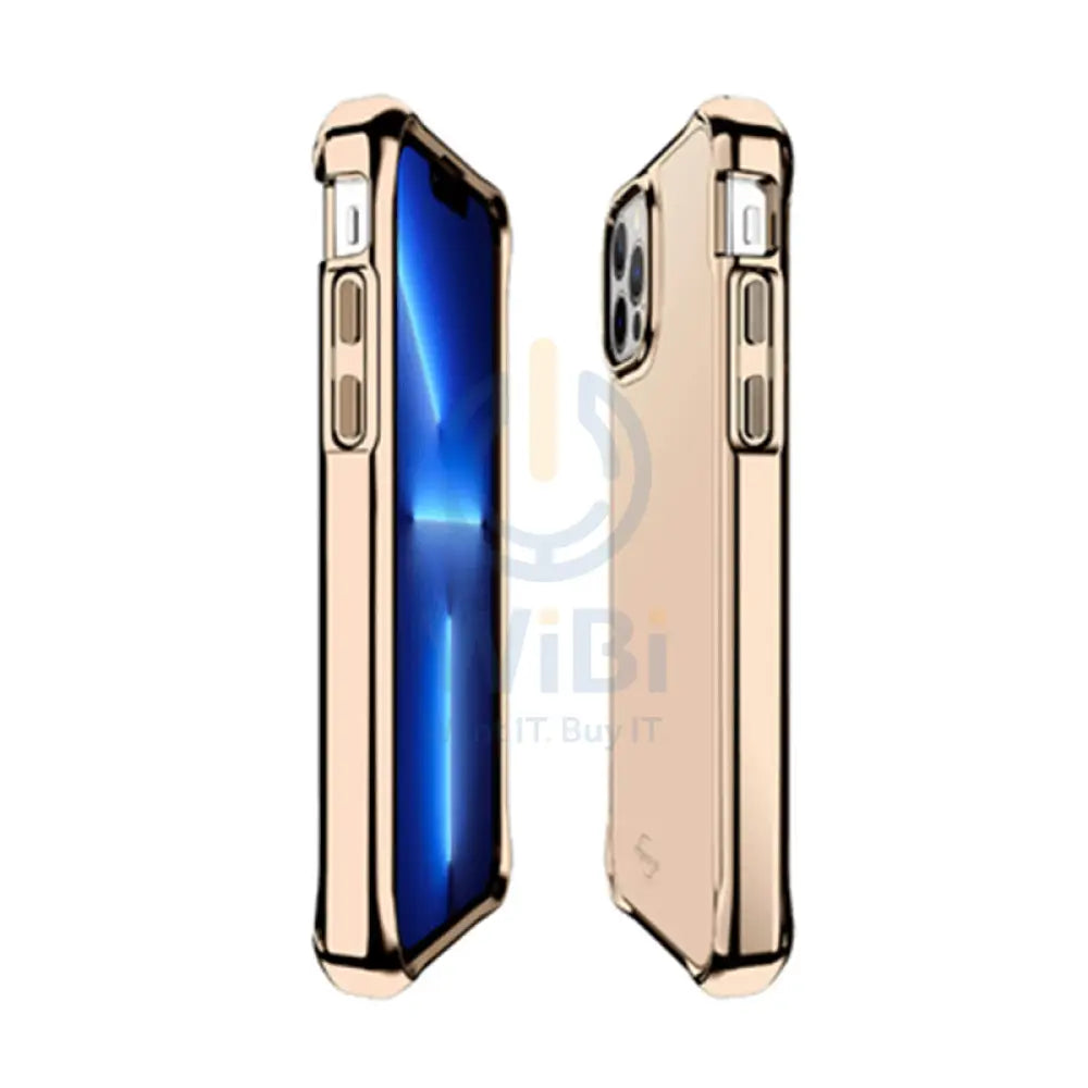 Itskins Hybrid Glass Case - Apple iPhone 13 Pro / Gold Accessories > Mobiles & Tablets