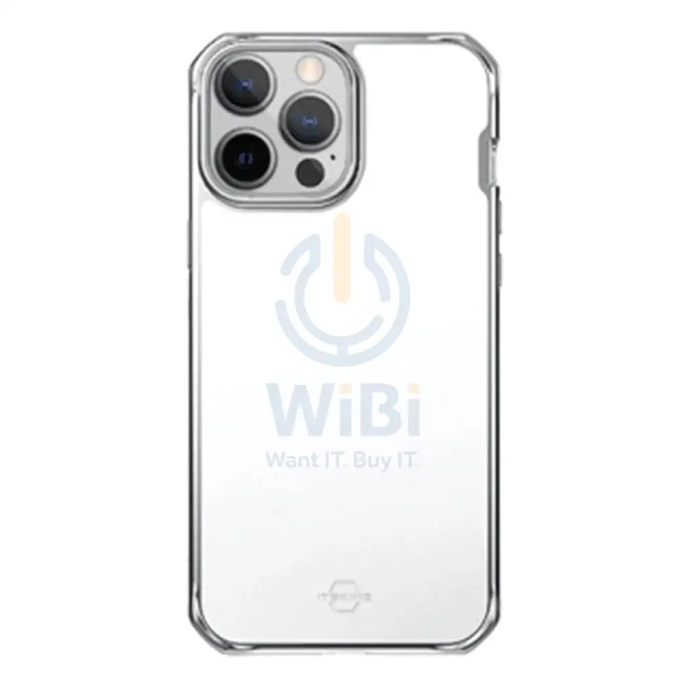 Itskins Hybrid Glass Case - Apple iPhone 13 Pro / Silver Accessories > Mobiles & Tablets