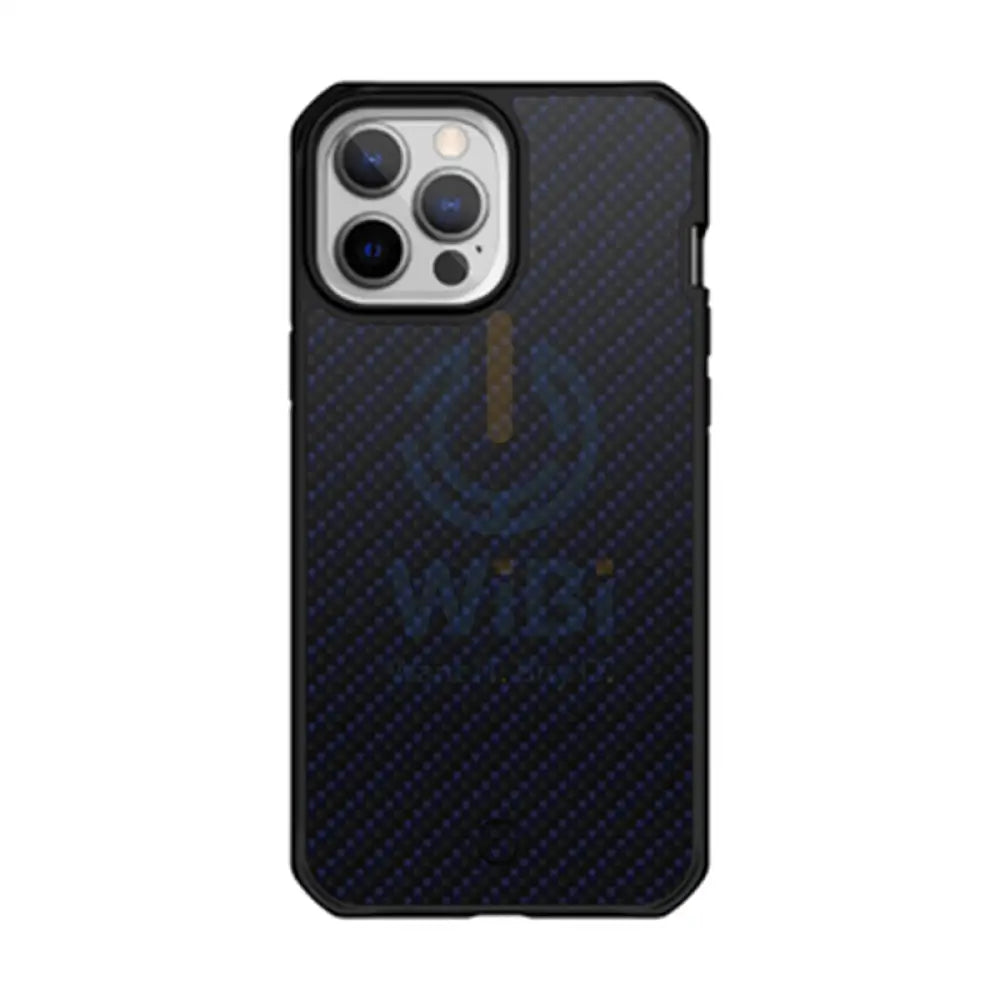Itskins Hybrid Mag Carbon Series Cover - Apple iPhone 13 Pro Max / Carbon Blue Accessories > Mobiles & Tablets