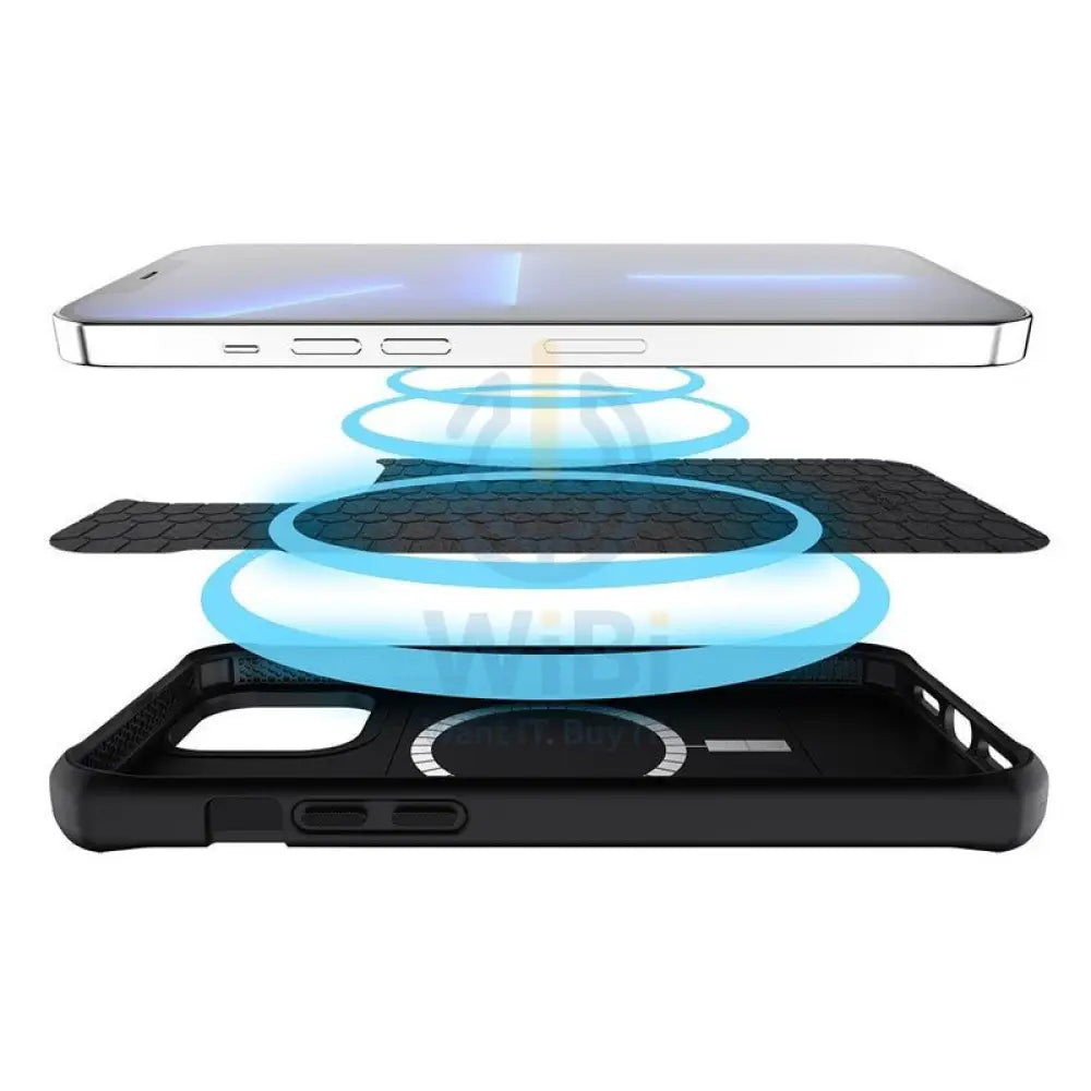 Itskins Hybrid Mag Carbon Series Cover - Apple iPhone 13 Pro / Carbon Red Accessories > Mobiles & Tablets