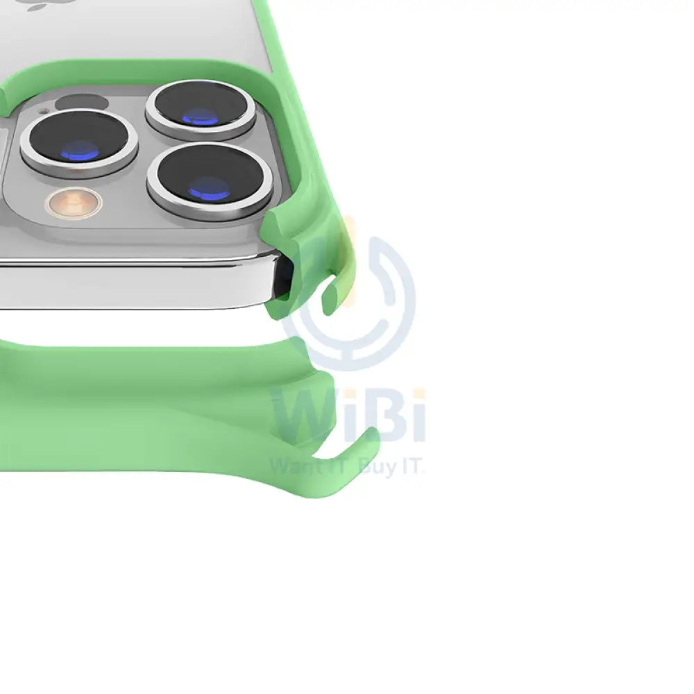 Itskins Hybrid Sling Case - Apple iPhone 13 Pro / Light Green And Transparent Accessories > Mobiles & Tablets