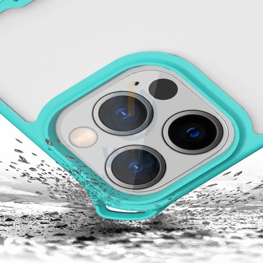 Itskins Hybrid Sling Case - Apple iPhone 13 Pro Max / Light Blue And Transparent Accessories > Mobiles & Tablets
