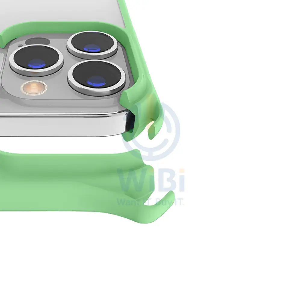 Itskins Hybrid Sling Case - Apple iPhone 13 Pro Max / Light Green And Transparent Accessories > Mobiles & Tablets