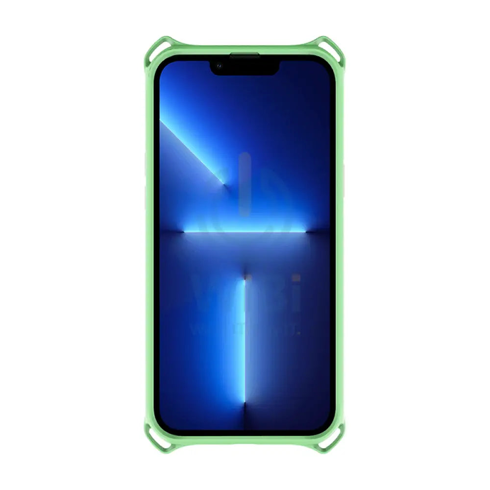 Itskins Hybrid Sling Case - Apple iPhone 13 Pro Max / Light Green And Transparent Accessories > Mobiles & Tablets