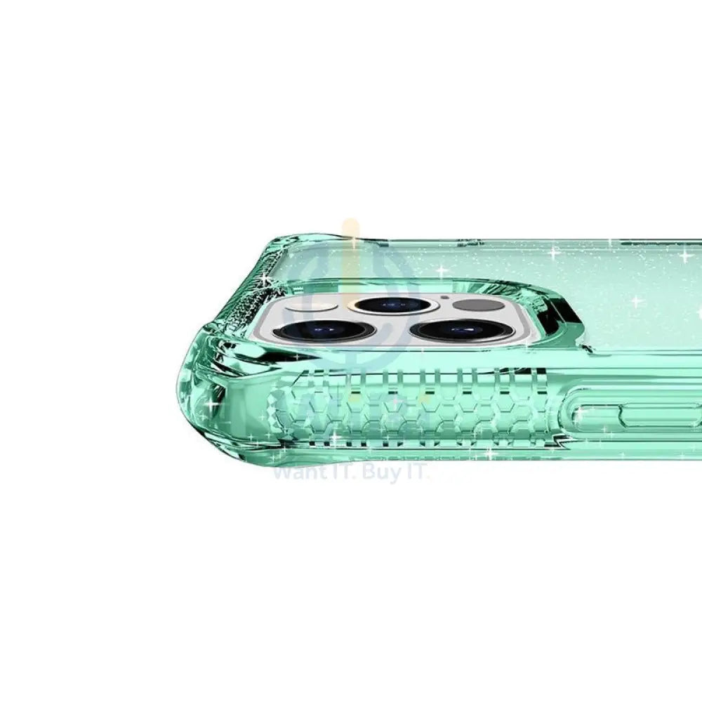 Itskins Hybrid Spark Case - Apple iPhone 12 Pro Max / Tiffany Green Accessories > Mobiles & Tablets