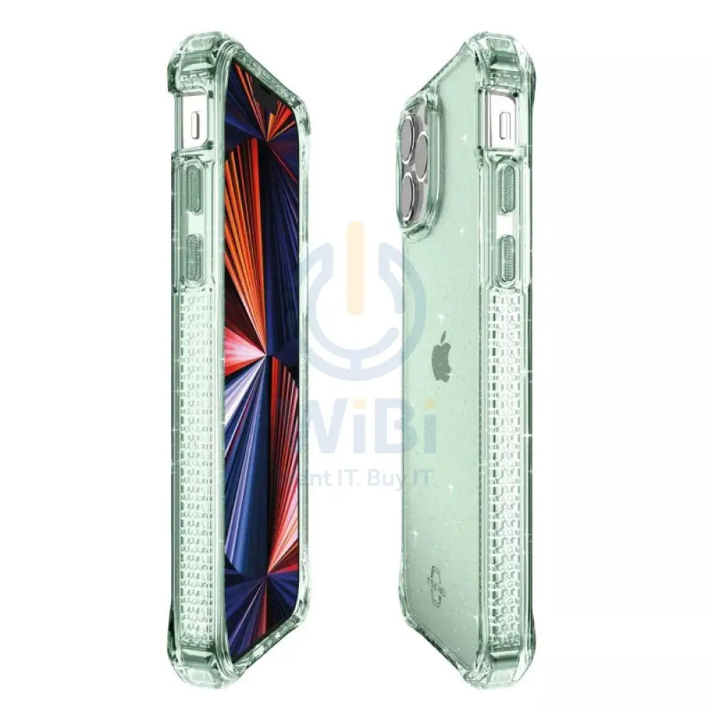 Itskins Hybrid Spark Case - Apple iPhone 13 Pro Max / Light Green Accessories > Mobiles & Tablets