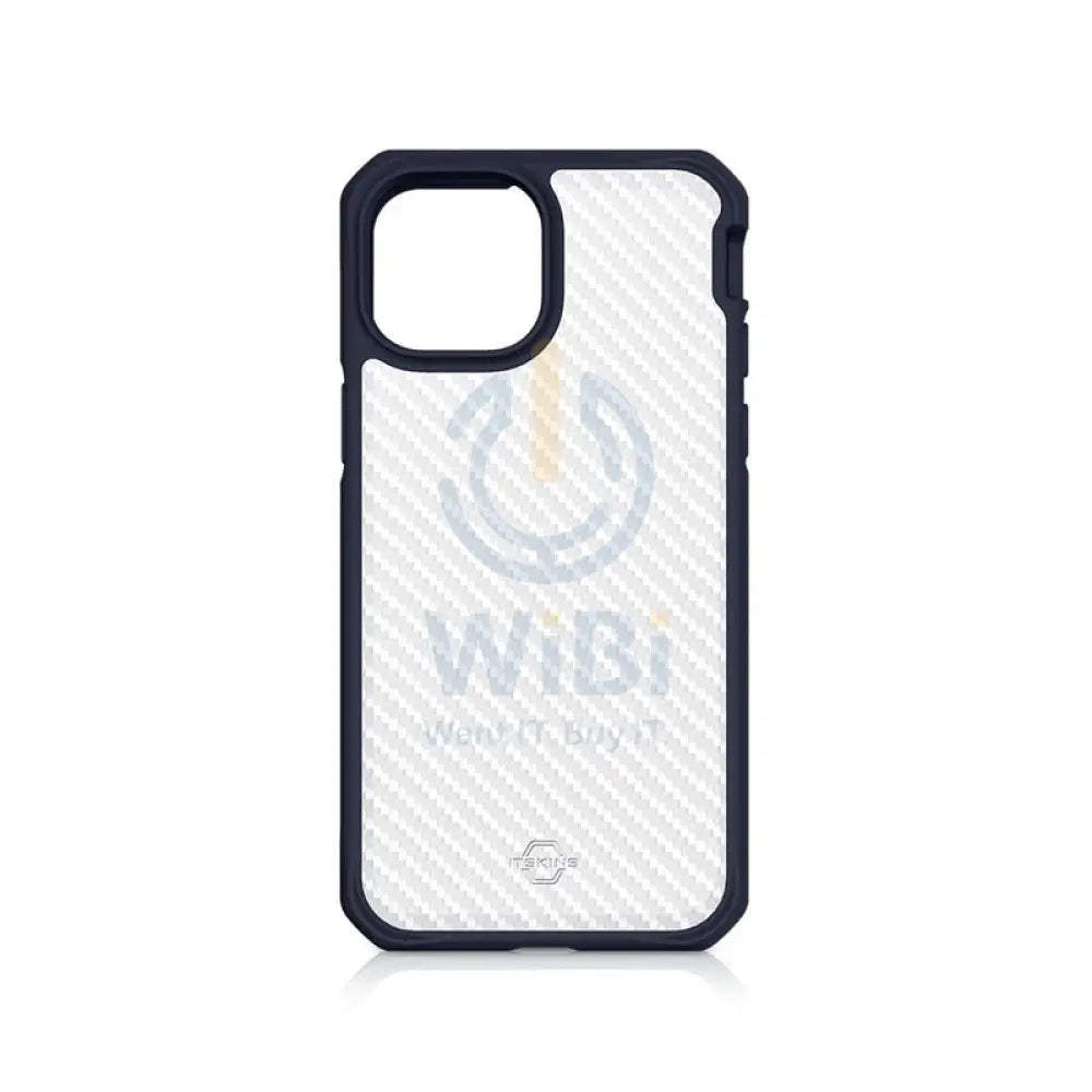 Itskins Hybrid Tek Case - 3M Drop Safe / iPhone 13 Pro / Deep Blue And Transparent