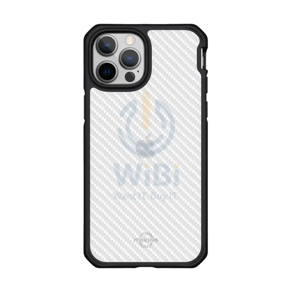 Itskins Hybrid Tek Case - 3M Drop Safe / iPhone 13 Pro Max / Black And Transparent