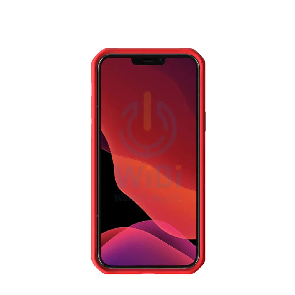 Itskins Hybrid Tek Case - Apple iPhone 12 & 12 Pro / Red And Transparent Accessories > Mobiles & Tablets