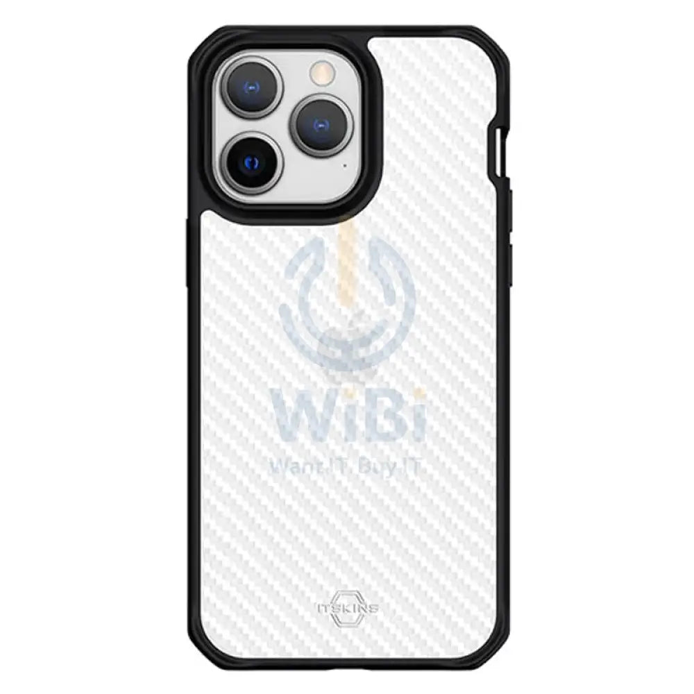 Itskins Hybrid Tek Case - Apple iPhone 14 Pro / Black And Transparent Accessories > Mobiles & Tablets