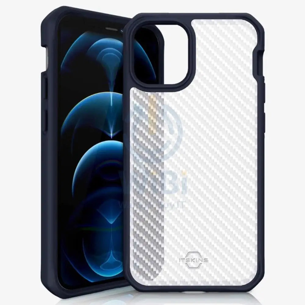 Itskins Hybrid Tek Case - Apple iPhone 14 Pro Max / Deep Blue And Transparent Accessories > Mobiles & Tablets