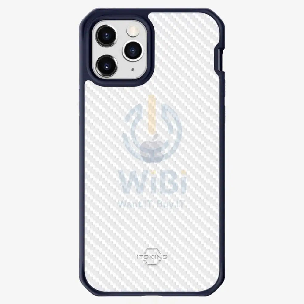 Itskins Hybrid Tek Case - Apple iPhone 14 Pro Max / Deep Blue And Transparent Accessories > Mobiles & Tablets