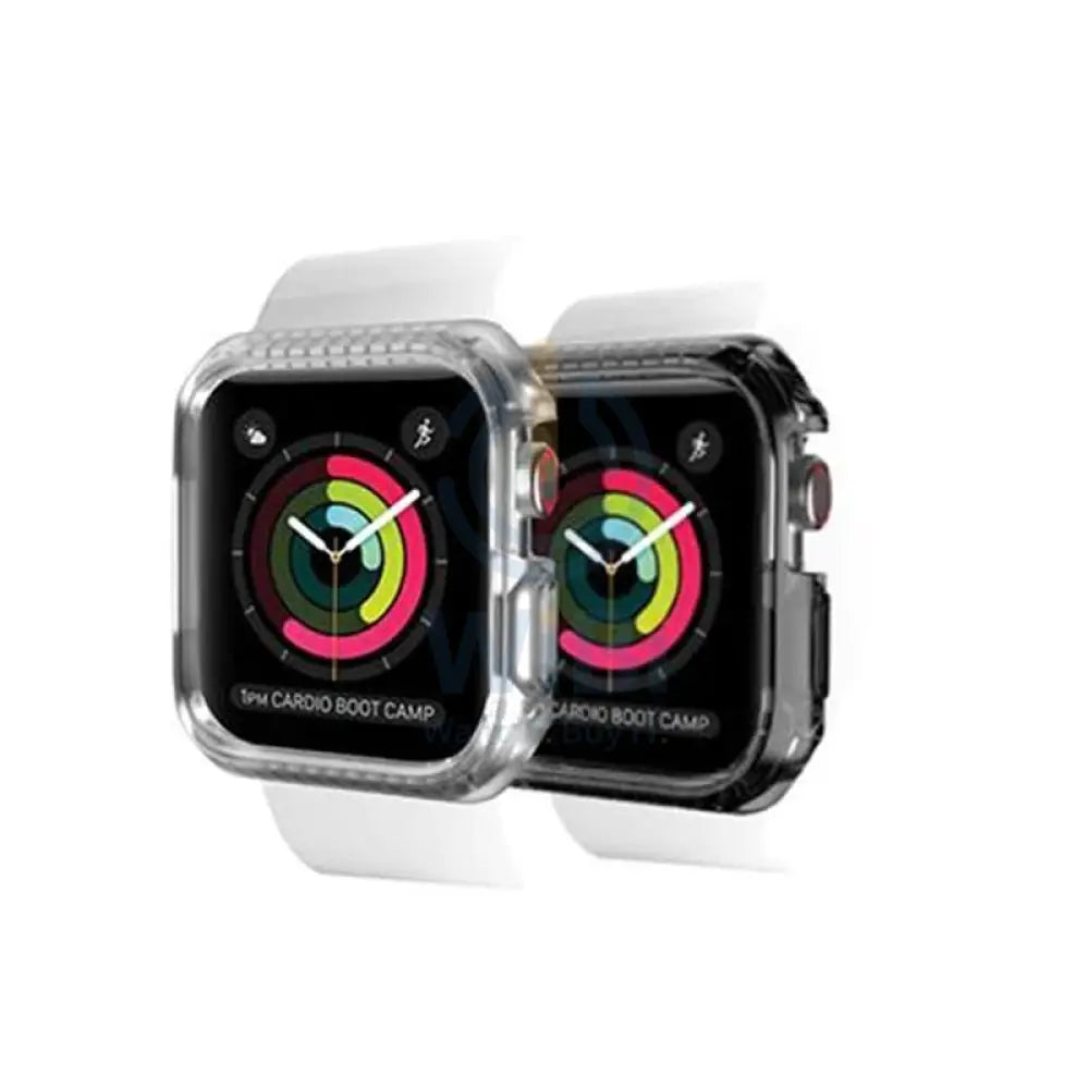 Itskins Spectrum Bumper Case - 44mm / Apple Watch 4 / Smoke & Clear - Pack of 2 Accessories > Smart Watches > Cases &