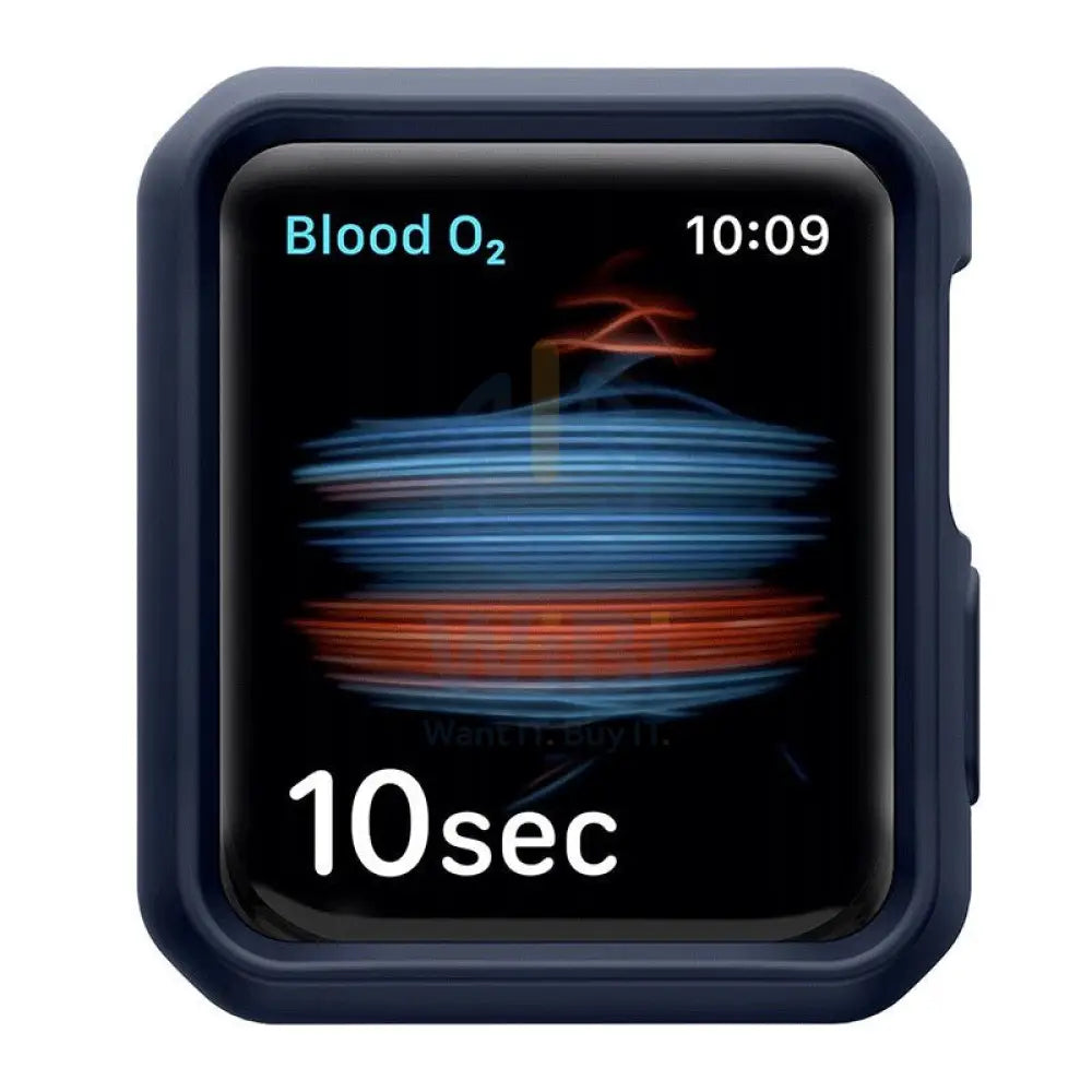 Itskins Spectrum Bumper Case - 44mm / Apple Watch SE / 6 / 5 / 4 / Blue & Black - Pack of 2 Accessories > Smart Watches