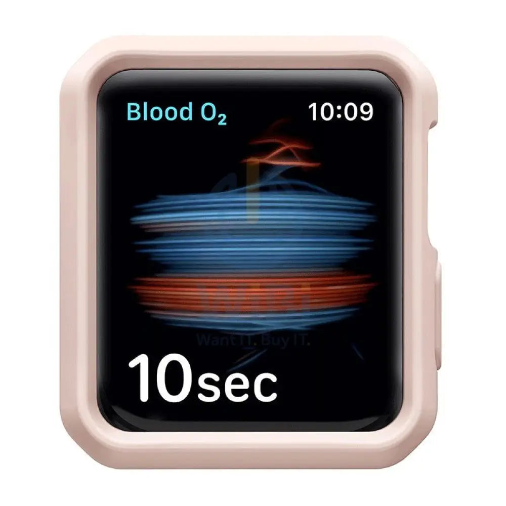 Itskins Spectrum Bumper Case - 44mm / Apple Watch SE / 6 / 5 / 4 / Light Pink & Black - Pack of 2 Accessories > Smart