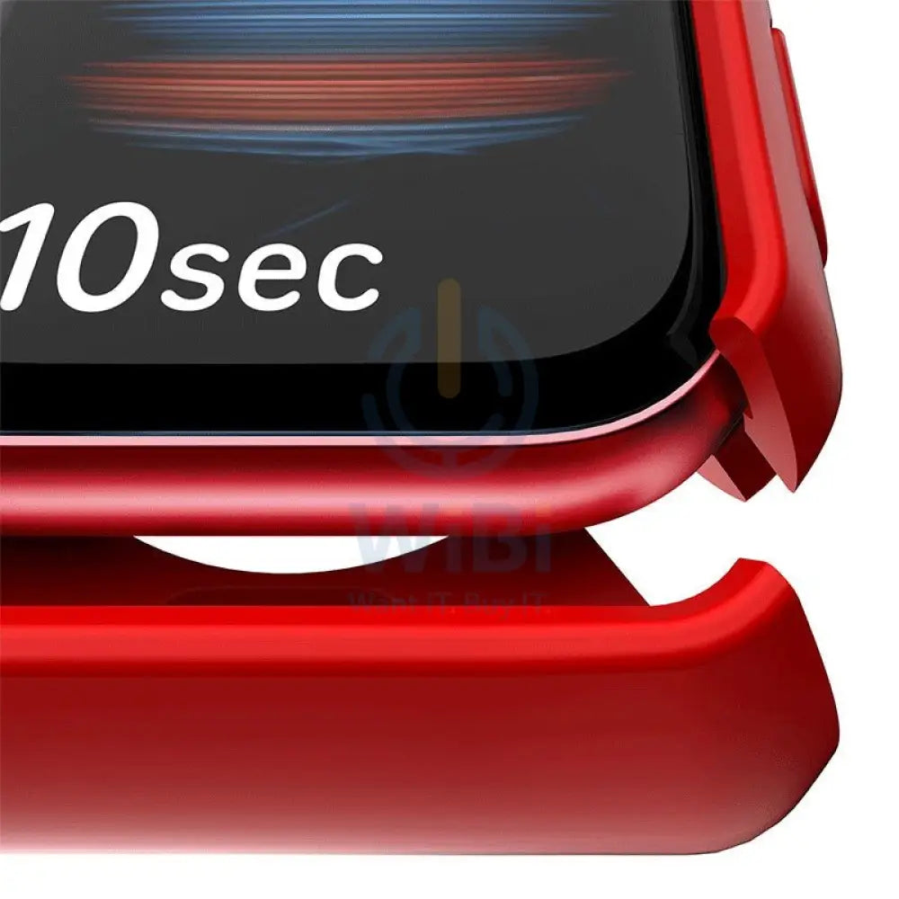 Itskins Spectrum Clear Case - 45mm / Apple Watch 7 / Se / 6 / 5 / 4 / Red Accessories > Smart Watches > Cases & Screen