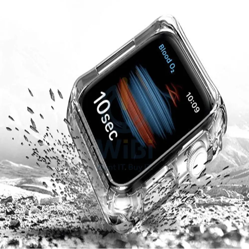 Itskins Spectrum Clear Series Case - 45mm / Apple Watch 7 / Smoke Accessories > Smart Watches > Cases & Screen