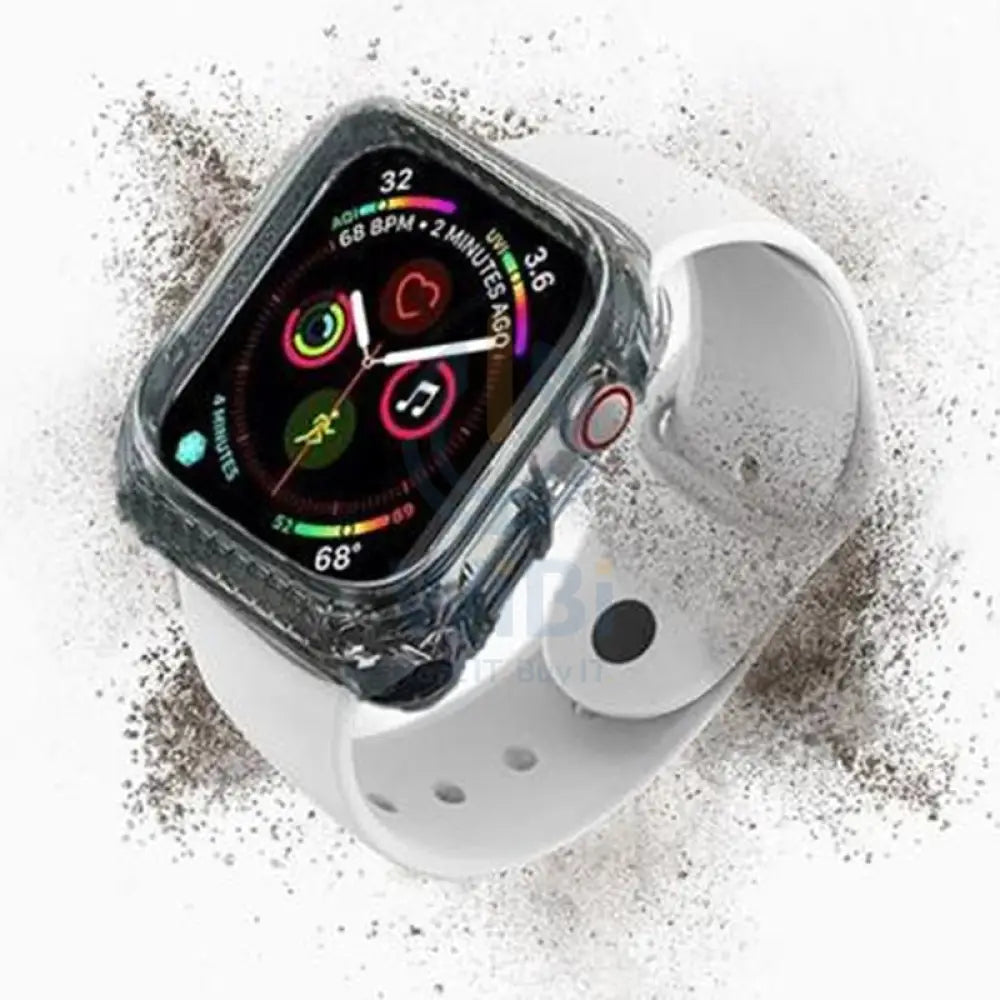 Itskins Spectrum Metal Case - 40mm / Apple Watch Series 6 / 5 / 4 / Se / Black + Clear - Pack of 2 Accessories > Smart