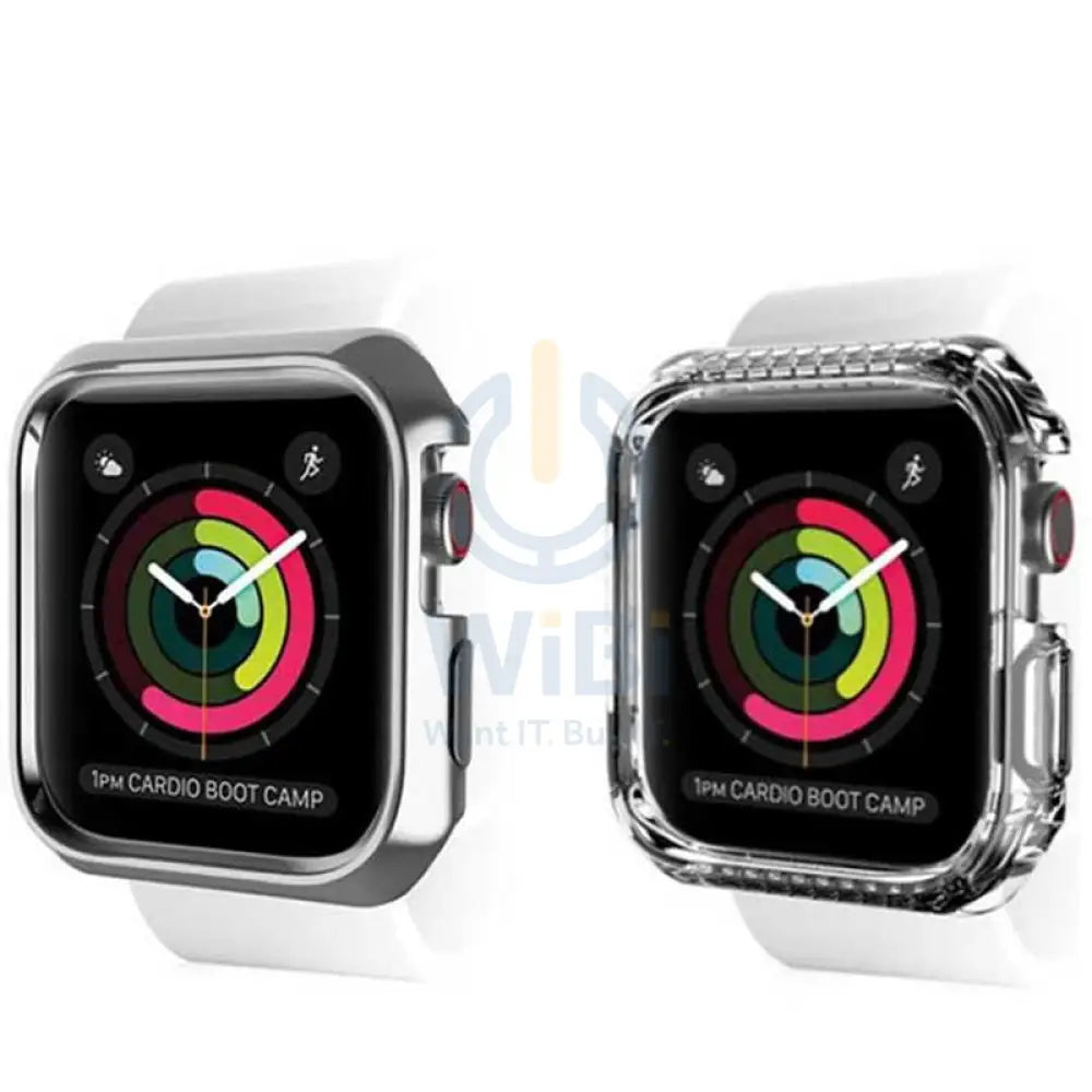 Itskins Spectrum Metal Case - 40mm / Apple Watch Series 6 / 5 / 4 / Se / Space Gray + Clear - Pack of 2 Accessories >