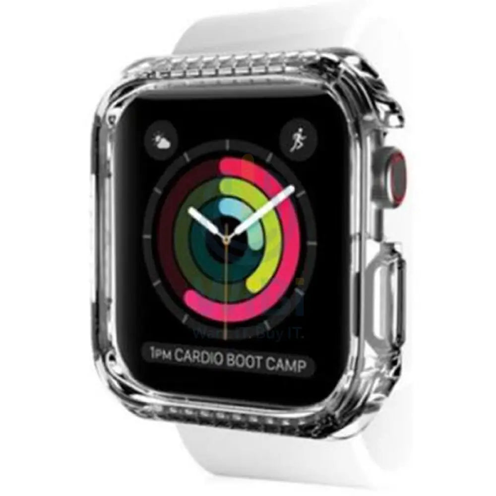 Itskins Spectrum Metal Case - 44mm / Apple Watch Series 6 / 5 / 4 / Se / Space Gray + Clear - Pack of 2 Accessories >