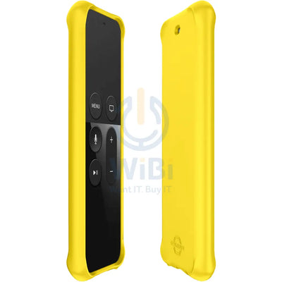 Itskins Spectrum Solid Series Case Antimicrobial For Apple Tv 4K Remote Control - Yellow Accessories > Smart Devices >