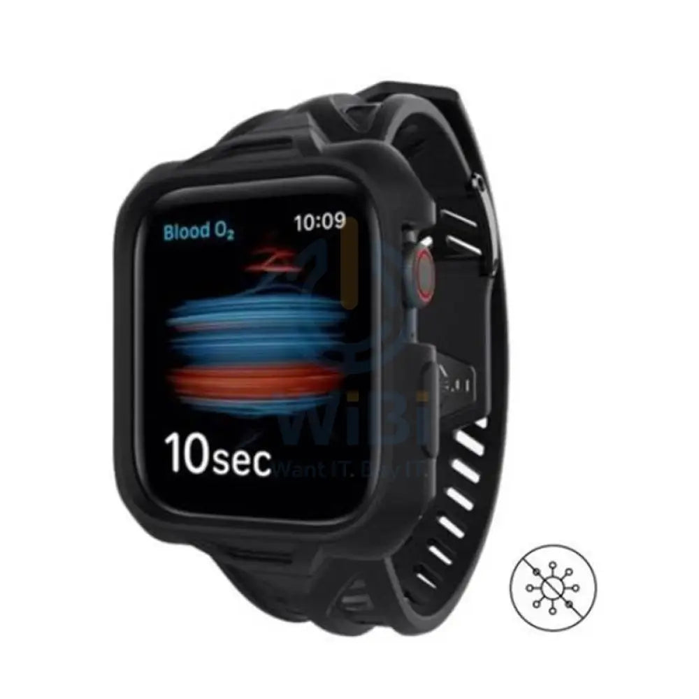 Itskins Spectrum Strap Watch Belt - 44mm / Apple Watch Se / 6 / 5 / 4 / Black Accessories > Smart Watches > Straps