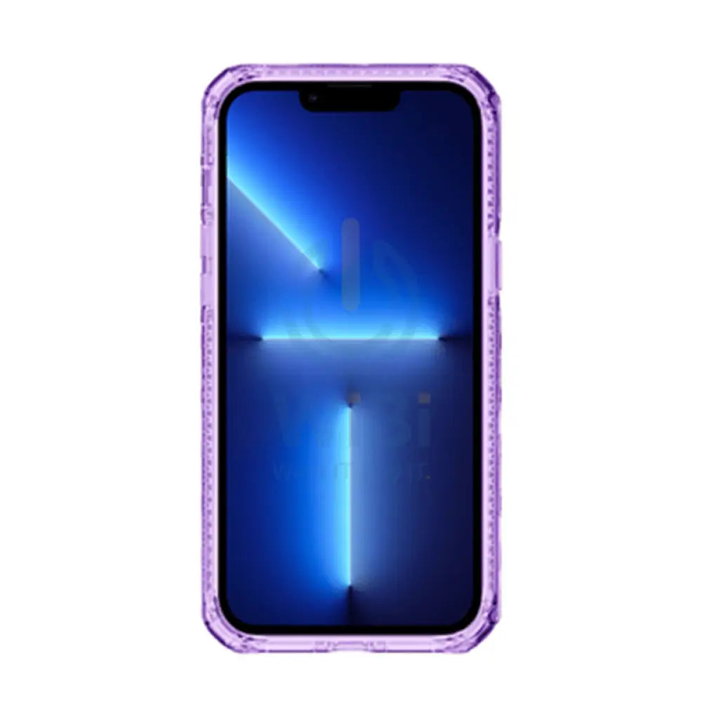 Itskins Supreme Magclear Cover - Apple iPhone 13 Pro / Light Purple And Light Purple Print Accessories > Mobiles &