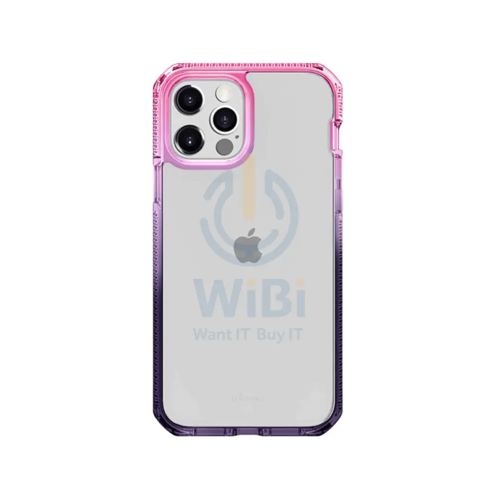 Itskins Supreme Prism Case - Apple iPhone 12 & 12 Pro / Light Pink And Grey Accessories > Mobiles & Tablets