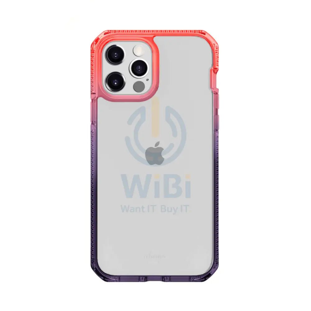 Itskins Supreme Prism Case - Apple iPhone 12 Pro Max / Coral And Black Accessories > Mobiles & Tablets