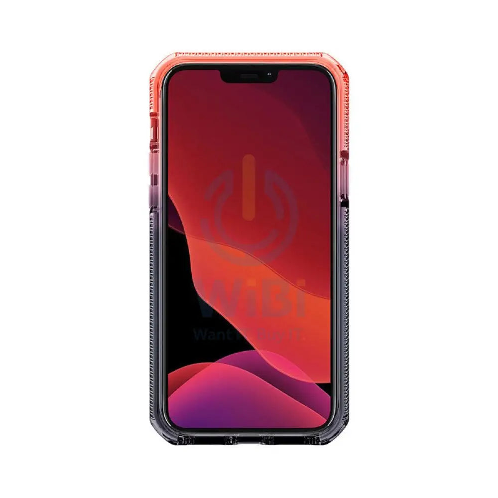 Itskins Supreme Prism Case - Apple iPhone 12 Pro Max / Coral And Black Accessories > Mobiles & Tablets
