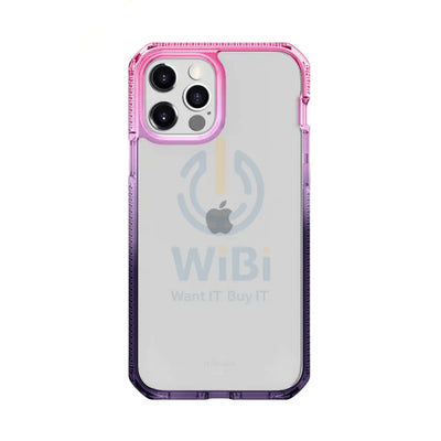 Itskins Supreme Prism Case - Apple iPhone 12 Pro Max / Light Pink And Grey Accessories > Mobiles & Tablets