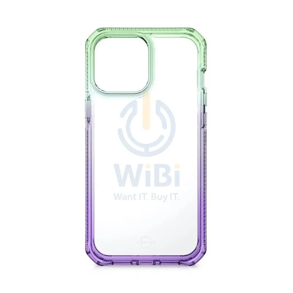 Itskins Supreme Prism Case - Apple iPhone 13 Pro / Light Green And Light Purple Accessories > Mobiles & Tablets
